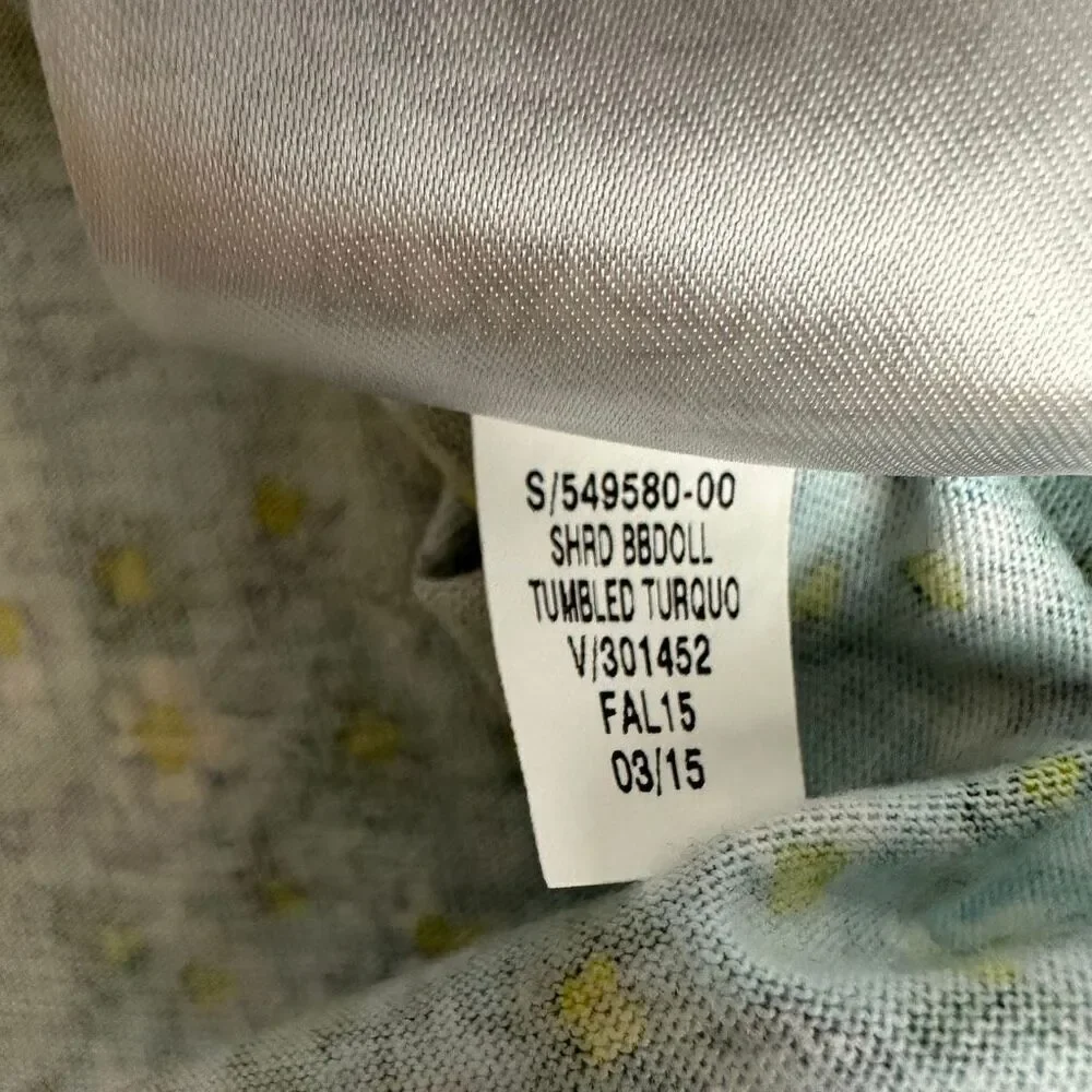 Gap Kids Turquoise Floral Babydoll Dress size 6-7
